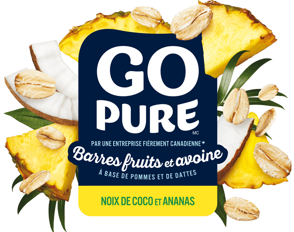 Barres fruits et avoine - Noix de coco et Ananas
